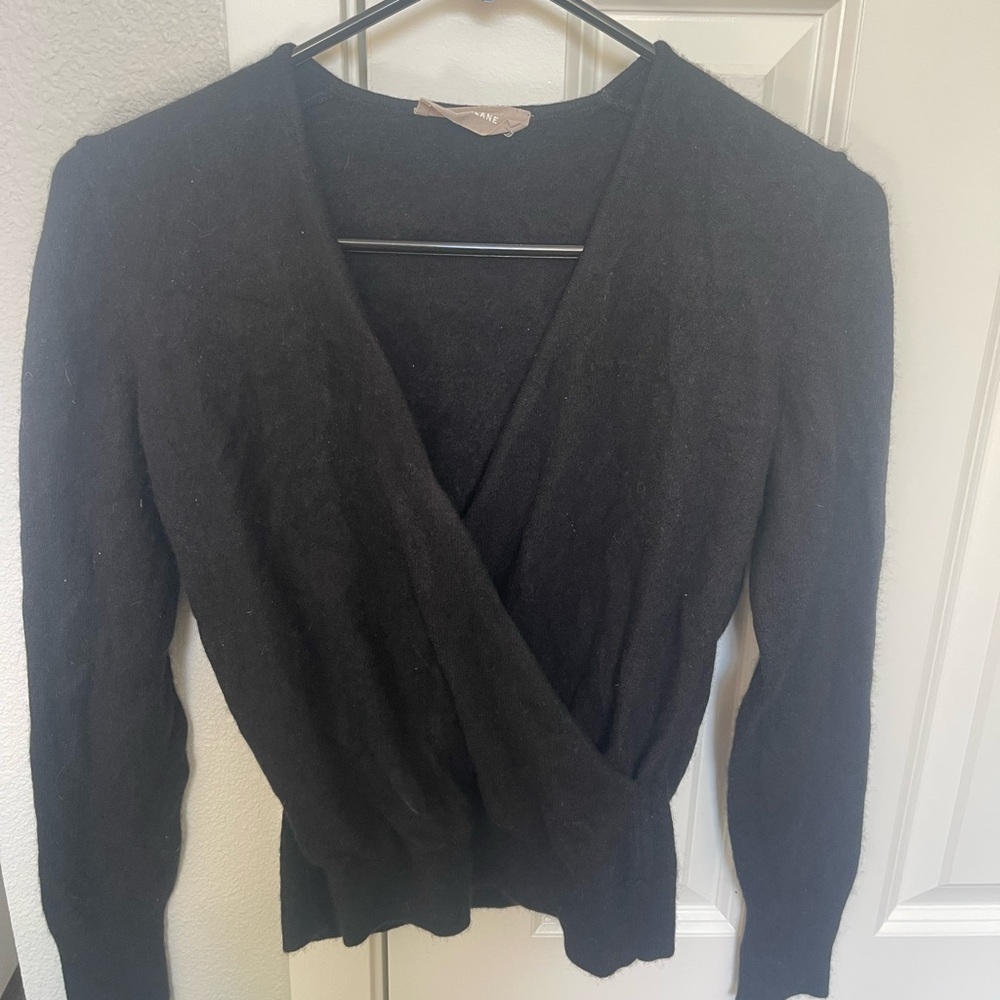Everlane black sweater